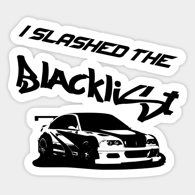 the blacklist stickers